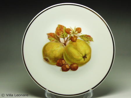 【フッチェンロイター】果実模様　プレート（デザート）