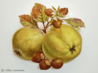 【フッチェンロイター】果実模様　プレート（デザート）