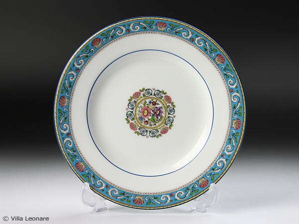 【ウエッジウッド】ラニミード　ターコイズ　プレート（ブレッド&バター）