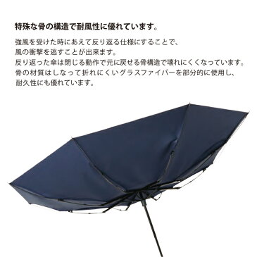 Wpc 折りたたみ傘 耐風傘 風に強い 大きい65cm傘 軽量 メンズ 男女兼用 ストライプ ボーダー柄 w.p.c ワールドパーティー MSZ