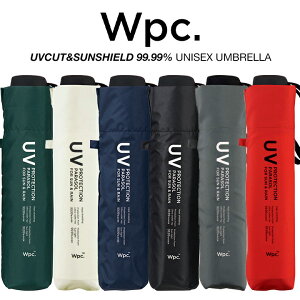 Wpc 日傘 折りたたみ傘 軽量 UVカット 一級遮光 遮光遮蔽99.99% 晴雨兼用傘 レディース メンズ 男女兼用傘 ミニマムベーシックパラソルユニセックス 無地 Wpc. ワールドパーティー 801-9236
