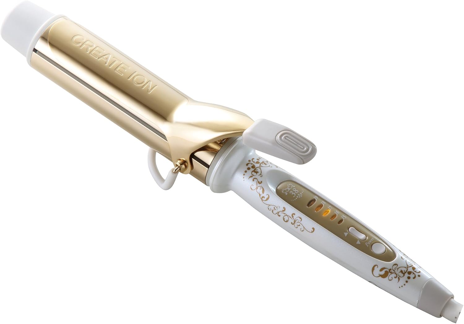 クレイツイオン ヘアアイロン グレイスカール 38mm CIC-W72012N 海外兼用 ゴールド加工