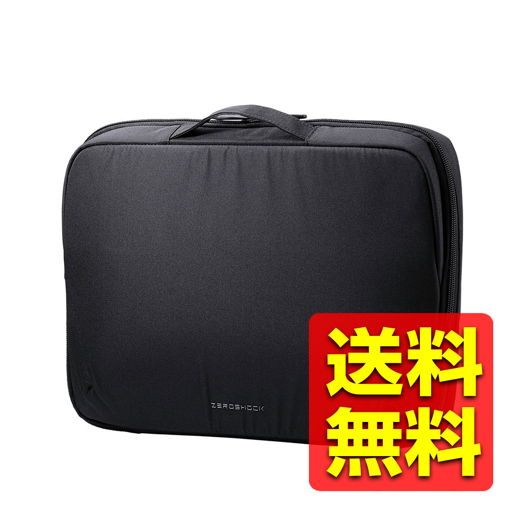 パソコンケース 14インチ ハンドル付 PCバッグ 衝撃吸収 【 ~14インチ MacBook Chromebook Lenovo など 収納可 】 撥水加工 ZEROSHOCK ブラック PCケース PCケース ZSB-IBPRP14BK / ELECOM エレコム 【送料無料】