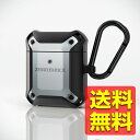 AirPodsケース カバー 無線充電AirPods エアポッド対応アクセサリ/ZEROSHOCKケース/シルバー ゼロショック BK-APZEROSV / E...