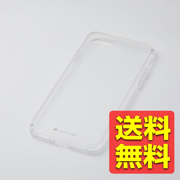iPhone SE (第3世代/第2世代) / 8 / 7 用 ケース Hybrid Case for Etanze Lite 背面ハーフマットガラス サラサラ手触り 耐衝撃 (クリア) アイフォン アイフォーン アイホン DCS-IPELSE3CR / Deff ディーフ 