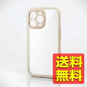 iPhone13Pro ケース カバー 薄型 軽量 ストラップホール付 アイボリー PMCA21CTSLFCIV / ELECOM 【送料無料】