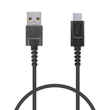USB TYPE C ケーブル タイプC (USB A to USB C ) 3A出力で超急速充電 USB2.0準拠品 0.7m ブラック MPA-FACS07BK / ELECOM エレコム 【送料無料】