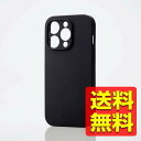 iPhone 15 Pro 用 ケース ハイブリッド シリコン カバー カメラレンズ保護設計 極 ブラック エアポッドエアポッズ PMCA23CHVSCCKBK...
