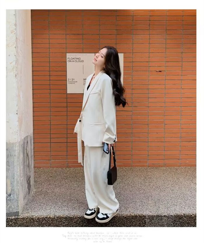 セットアップ スーツセット スーツ ビジネス パンツスーツ ワイドパンツ ジャケット セット オフィス カジュアル 通勤 通学 レディース レディーススーツ ビジネススーツ 大きいサイズ M L XL 2XL 3XL