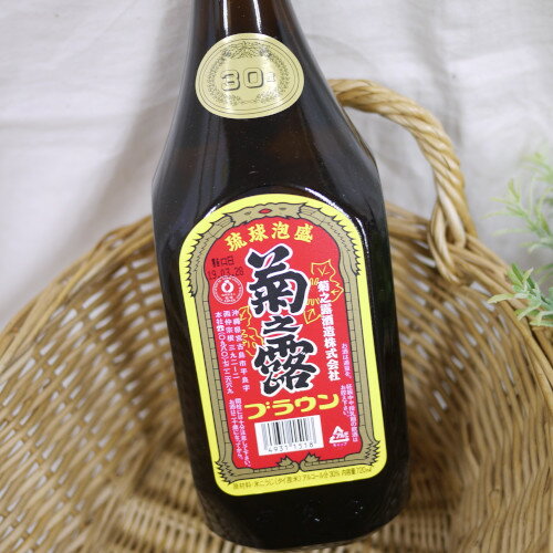 楽天自然派ワインと地酒と食品 MOAI菊之露 ブラウン 30度 720ml 菊之露酒造