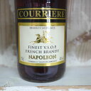 COURRIERE　NAPOLEON　700ml クリエールとは“宮廷さしまわしの急使の乗った馬車”の意。 現在は“定期便”の意味でも使われている。 ブランデーは連続式蒸留器で蒸留したベース・ブランデーにコニャック原酒をブレンド。 豊かなコクを持つ。 ◆産地：フランス ◆規格：700ml ◆ アルコール度数:40度　