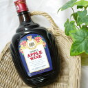 APPLE WINE 720ml / NIKKA 熟成されたリンゴの香り、まろやかな甘さ 国産リンゴのワインにリンゴブランデーを加えたうえ、ブランデー樽に ゆっくりと熟成させた原酒を使用しています。 まろやかな甘さで深い余韻のある味わいが特徴。 その深いコクとまろやかな甘さは、炭酸水、茶飲料など様々な割り材とも 相性良く、お好みのスタイルで自由に楽しめます。 ◆容量：720ml スクリューキャップ ◆アルコール度数：22％ ◆タイプ：甘味果実酒・極甘口---ニッカとりんごの切っても切れない関係--- ニッカウヰスキーの創立は、昭和9年（1934年）にさかのぼります。創業者である「竹鶴政孝」が理想の ウイスキー作り地として選んだ、北海道余市。スコットランドの風土に似たここから、日本の本格 ウイスキーづくりが始まりました。しかしウイスキーは、じっくりと熟成するため、製造開始から 販売までに、しばらくの時間がかかります。 そこで、その間に作られたのが、地元のりんごを使用したワインやシードル、ジュースなどだったのです。 いずれも、竹鶴が留学した際に出会った本物の味を追求したものでした。 実は、「ニッカウヰスキー」の創立時の名前は「大日本果汁株式会社」。「果汁」に対する こだわりが、社名にも表れています。 こうして昭和13年（1938年）、アップルワインが誕生したのです。 余市で生まれたアップルワインの製造は、その後、青森県の弘前工場に引き継がれました。 弘前工場の誕生は、昭和35年（1960年）10月1日。 朝日麦酒（現・アサヒビール）が設立した、朝日シードル株式会社の事業引継ぎを、 りんご加工に造詣の深い竹鶴政孝へ依頼したことに始まります。 以降、アップルワインをはじめ、シードルやアップルブランデーなど、 りんごを使った商品をつくり続け、2010年10月1日には、50周年を迎えました。