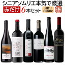 ソムリエ厳選セット 月替り「ちょっと贅沢ワイン」世界各国飲み比べ 赤だけ6本セット 8月セレクト 【送料無料】【赤ワインセット】