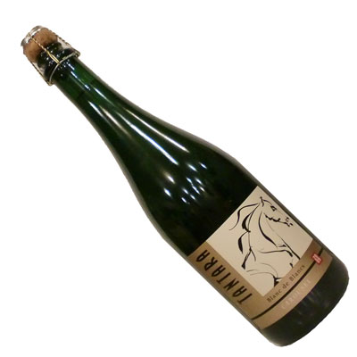 【アメリカワイン】【スパークリングワイン】タンタラ　カルーセル　ブラン・ド・ノワール　2009［辛口］その液体は澱により強く濁り、ブラン・ド・ノワールと表示されていますが、ロゼ色をしています。そのことをご理解の上ご購入下さい。