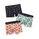 アメリカンイーグル AMERICAN EAGLE メンズ Men 039 s ボクサーパンツ 下着 3枚セット AE Eagles 4.5 Classic Boxer Brief 3-Pack マルチカラー ナス ピクルス ホットドッグ