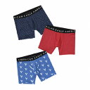 アメリカンイーグル AMERICAN EAGLE ボクサーパンツ 下着 3枚セット AEO 6 Classic Boxer Brief 3－Pack 股下15cmモデル ネイビー レッド ブルー イーグル柄