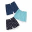 アメリカンイーグル AMERICAN EAGLE メンズ Men's トランクス 下着 3枚セット AEO Stretch Boxer Short 3-Pack ブルー ライトブルー ネイビー