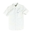 アメリカン・イーグル・アウトフィッターズ アメリカンイーグル AMERICAN EAGLEメンズ Men's 半袖 オックスフォード シャツ AE Short-Sleeve Oxford Button-Up Shirt ホワイト White