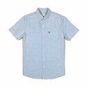 アメリカンイーグル AMERICAN EAGLE メンズ Men 039 s 半袖 オックスフォード シャツ AE Short-Sleeve Oxford Button-Up Shirt ブルー Blue