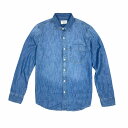 アメリカン・イーグル・アウトフィッターズ アメリカンイーグル AMERICAN EAGLE メンズ Men's スタンダードフィット 長袖 デニムシャツ AE Denim Shirt ミディアムウォッシュ