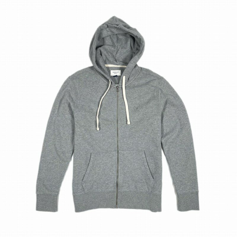 アメリカンイーグル AMERICAN EAGLE メンズ Men's パーカー フーディ ジップアップ AE Fleece Zip-Up Hoodie ブラック Black