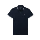 アメリカンイーグル ポロシャツ メンズ (アメリカンイーグル)AMERICAN EAGLE メンズ Men's スリムフィット ポロシャツ AE Slim Fit Pique Polo Shirt ネイビー