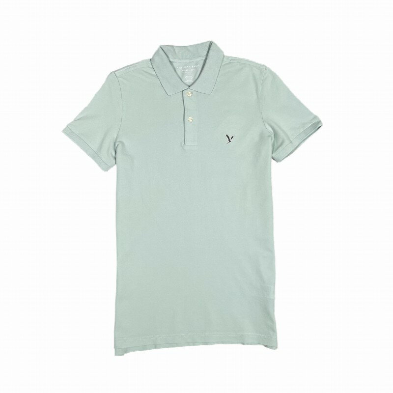アメリカンイーグル AMERICAN EAGLE メンズ Men 039 s スリムフィット ポロシャツ AE Slim Flex Polo Shirt ミント Mint