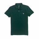 アメリカンイーグル AMERICAN EAGLE メンズ Men 039 s スリムフィット ポロシャツ AE Slim Flex Polo Shirt グリーン アルパイン