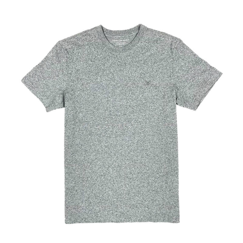 アメリカンイーグル AMERICAN EAGLE メンズ Men 039 s 半袖 Tシャツ AE Super Soft Icon T-Shirt アイコン ワンポイント ヘザーグレー