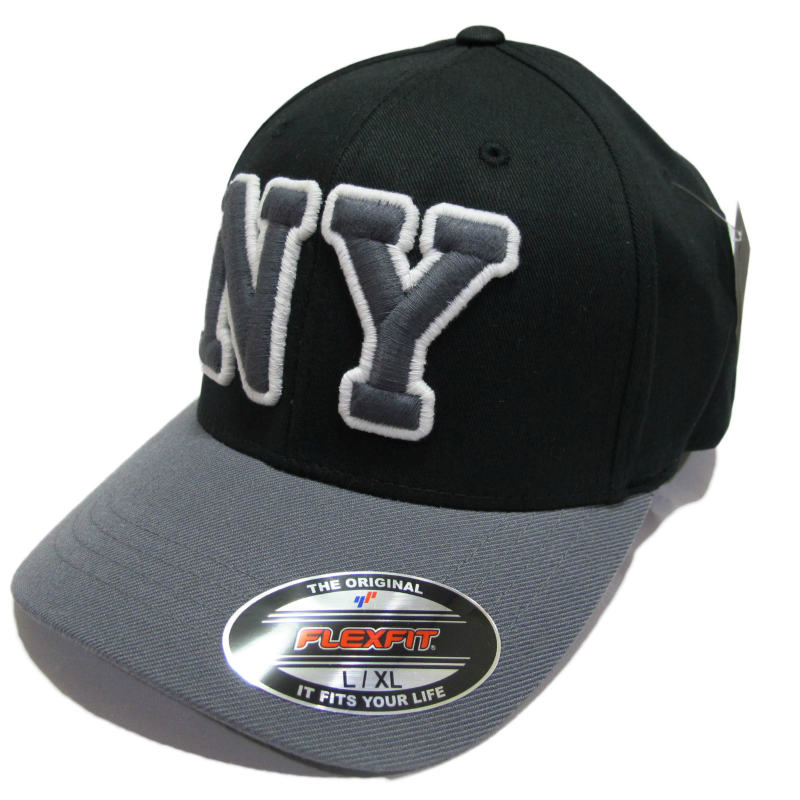 返品不可(エアロポステール)AEROPOSTALE キャップ NY Fitted Hat ブラック Black