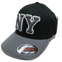 返品不可(エアロポステール)AEROPOSTALE キャップ NY Fitted Hat ブラック Black