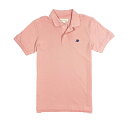 エアロポステール AEROPOSTALE メンズ Men's 半袖 ポロシャツ A87 Logo Pique Polo ピンク Pink