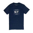 GA|Xe[ AEROPOSTALE Y Men's  TVc Aero NY Square Logo Appliqu? Graphic Tee lCr[