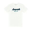 エアロポステール AEROPOSTALE メンズ Men's 半袖 Tシャツ Aeropostale NYC-87 Logo Appliqu? Graphic Tee ホワイト