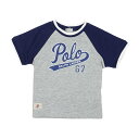 ラルフローレン RALPH LAUREN ベビー 男の子 半袖 Tシャツ Cotton Jersey Graphic Tee グレー ヘザー Grey Heather