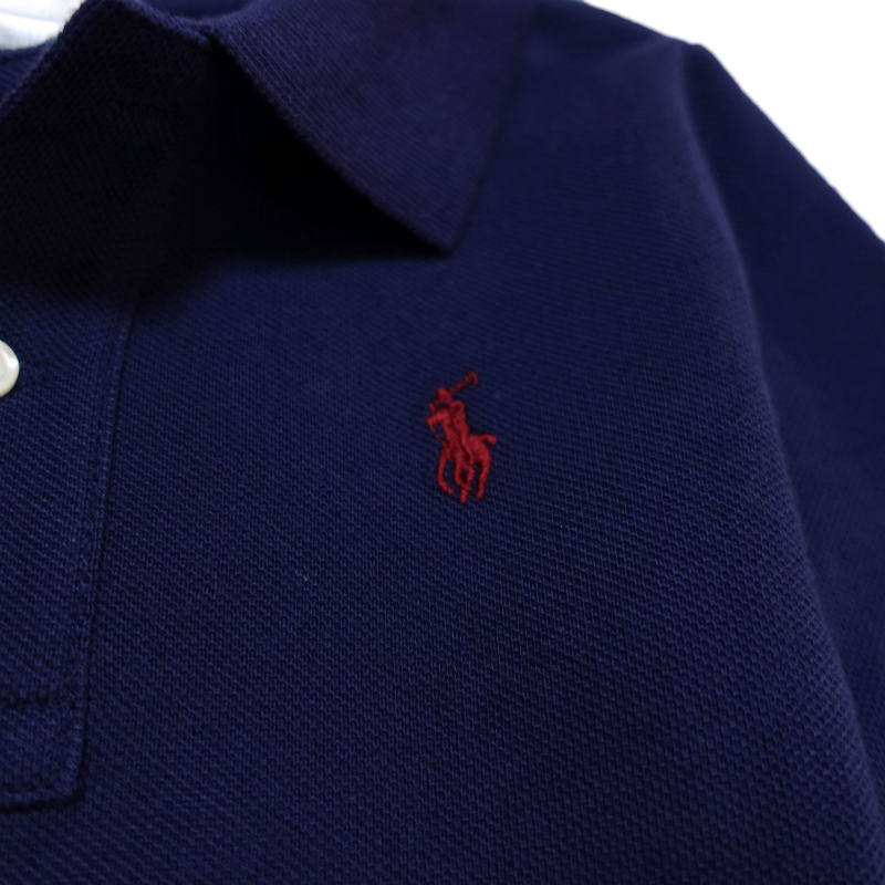 ラルフローレン RALPH LAUREN ベビー 男の子 長袖 ポロシャツ Cotton Mesh Long-Sl...