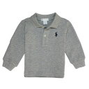 ラルフローレン　ベビー服 ラルフローレン RALPH LAUREN ベビー 男の子 長袖 ポロシャツ Cotton Mesh Long-Sleeve Polo アンドーバー ヘザー Andover Heather