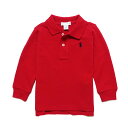 t[ RALPH LAUREN xr[ j̎q  |Vc Cotton Mesh Long-Sleeve Polo bh New Red