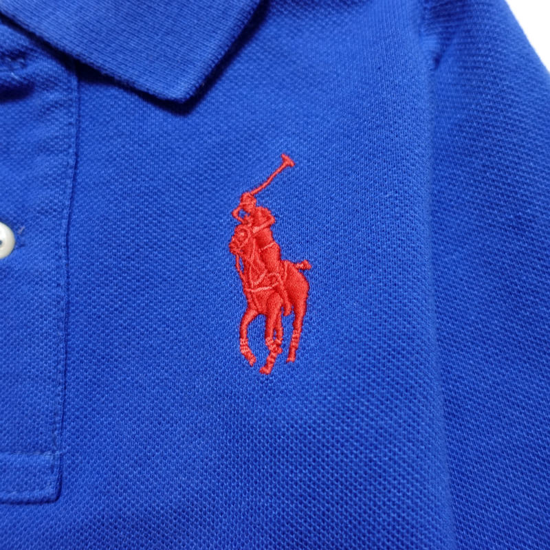 ラルフローレン RALPH LAUREN ベビー 男の子 長袖 ポロシャツ Big Pony Cotton Mes...