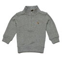 ラルフローレン ベビー服 男の子 ポロ ラルフローレン POLO RALPH LAUREN ベビー Baby 男の子 ハーフジップ プルオーバー Cotton Half-Zip Pullover アンドーバー ヘザー Andover Heather