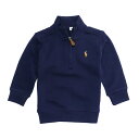 ポロ ラルフローレン POLO RALPH LAUREN ベビー Baby 男の子 ハーフジップ プルオーバー Cotton Half-Zip Pullover フレンチ ネイビー French Navy