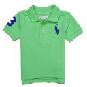 ラルフローレン RALPH LAUREN ベビー 男の子 半袖 ポロシャツ Cotton Mesh Polo Shirt ニューライム New Lime