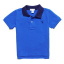 ラルフローレン　ベビー服 ラルフローレン RALPH LAUREN ベビー 男の子 半袖 ポロシャツ Cotton Mesh Polo Shirt カイト ブルー Kite Blue