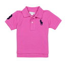 t[ RALPH LAUREN xr[ j̎q |Vc Cotton Mesh Polo Shirt }EC sN Maui Pink