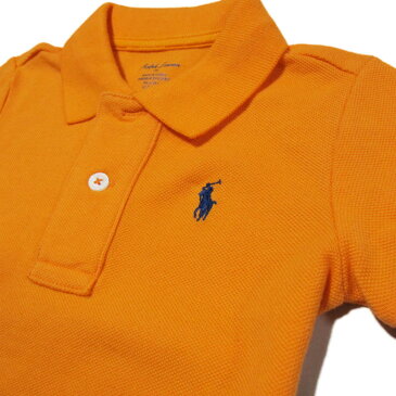 ラルフローレン RALPH LAUREN ポロシャツ ショートパンツセット Cotton Polo & Poplin Short Set オレンジ Resort Orange