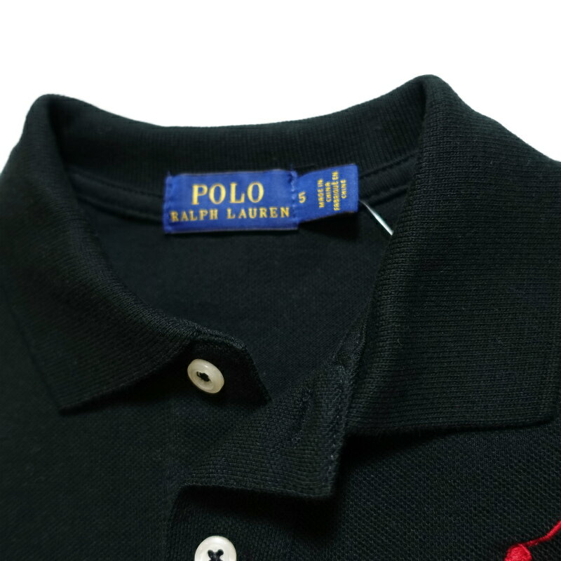 ポロ ラルフローレン POLO RALPH LAUREN ボーイズ Boys 長袖 ポロシャツ Cotton Mesh Polo Shirt ポロブラック Polo Black