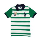 | t[ POLO RALPH LAUREN {[CY Boys  |Vc rbO|j[ Big Pony Striped Cotton Mesh Polo Shirt JbN O[