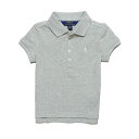 ポロ ラルフローレン POLO RALPH LAUREN ガールズ Girls 半袖 ポロシャツ Stretch Piqu Polo Shirt ライト グレー Light Grey Heather