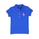 ポロ ラルフローレン POLO RALPH LAUREN ガールズ Girls 半袖 ポロシャツ Big Pony Polo Shirt ニュー アイリス ブルー New Iris Blue