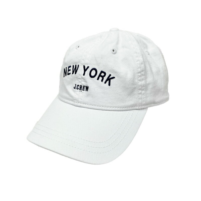 J.Crew ジェイクルー Men's メンズ 帽子 キャップ New York Logo Hat ホワイト White